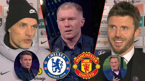 Chelsea vs Man United 1-1 Paul Scholes Reaction What Thomas Tuchel & Carrick Said After The Game