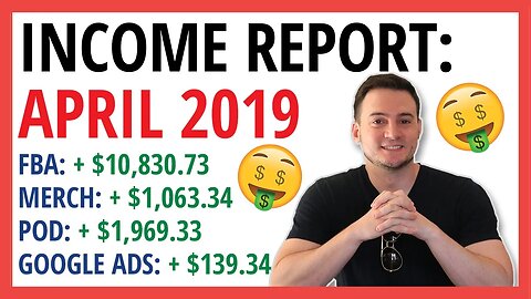 PASSIVE INCOME REPORT 💰 April 2019 | +$14,687.45 PROFIT - FBA Profits Bounced Back to 5-Figures