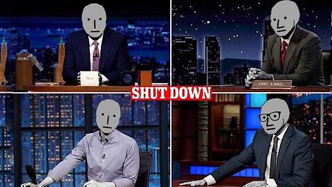 nobody watch liberal democrat fake news propaganda indoctrination pretend to be late night talk show