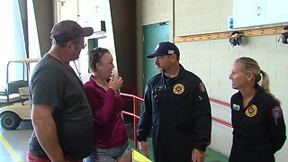 Woman meets Trauma Hawk team that helped save her life