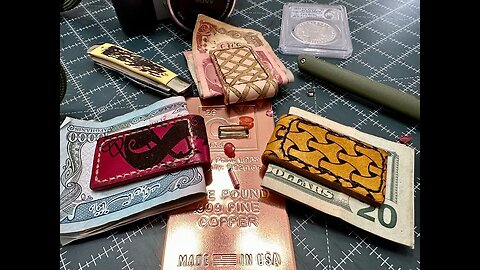 Laser Engraved Leather Magnetic Money Clip | The Marana