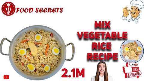 Chinese Biryani Recipe Restaurant Style Chicken Fried Rice Recipe | Mix Vegetable Rice Recipe