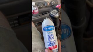 Windshield washer fluid alternative