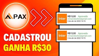 💵 [Cadastre e Ganhe R$30,00] APP que PAGA no CADASTRO na HORA / APP PAGANDO POR CADASTRO 2023