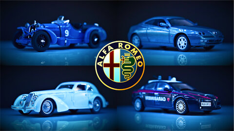 ALFA-ROMEO models from my 1/43 scale collection