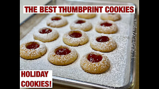 THUMBPRINT COOKIES | HOLIDAY COOKIE