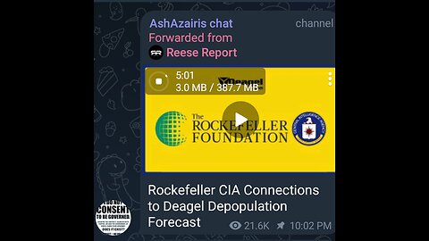 Greg Reese talks Rockefeller and Deagel Connection