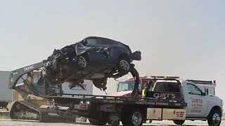 Full video of the accident scene on I-55 south of Springfield...