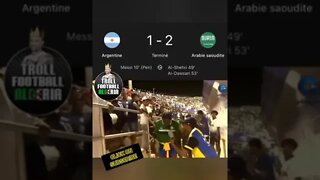 Fans reaction after Argentina vs Saudi Arabia 1-2