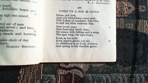 Unto Us A Son Is Given - Alice Meynell