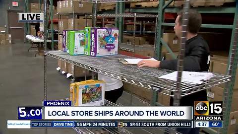 Local business fulfilling international orders for holiday shoppers