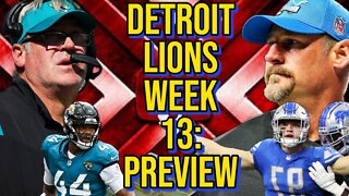 Detroit Lions Week 13: Preview #detroitlions #jacksonvillejaguars #nfl