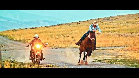 Horse VS Motorcycle race