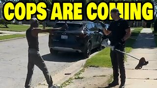 Paranoid KAREN Neighbor Calls Cops on Good Samaritan Lawn Guy