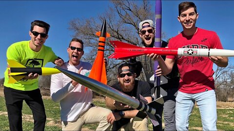 Model Rocket Battle - Dude Perfect