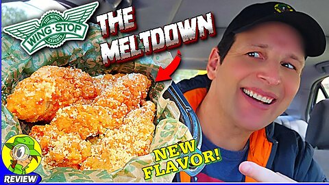 Wingstop® THE MELTDOWN CHICKEN TENDERS Review 🛩️🧄🧀🌶️🐔 ⎮ New Flavor! 😍 Peep THIS Out! 🕵️‍♂️