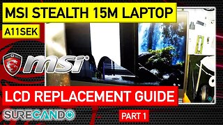 MSI Stealth 15M A11SEK 15.6 144Hz RTX2060 Gaming Laptop FHD 1920x1080 NTSC IPS Display Part 1