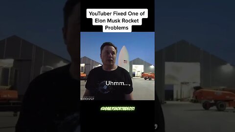 Youtuber fix Elon Musk rocket #2023 #elonmusk #shorts #youtubeshorts #youtube #motivation #spacex