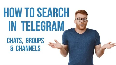 SEARCH for Items in Telegram Chats, Groups or Channels