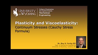 Continuum Stresses - Cauchy Stress Formula