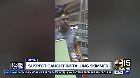 Person of interest sought in Mesa gas pump skimmer case