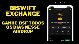 AIRDROP BISWIFT CRIE SUA CONTA E GANHE CRIPTO TODOS OS DIAS ENQUANTO DURAR O AIRDROP NÃO PERCA