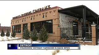 Founders' Detroit Taproom is back open