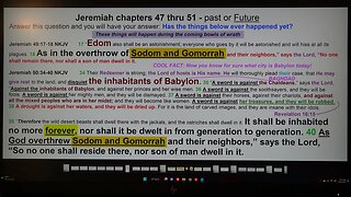 Jeremiah chapters 47 - 51 past or Future