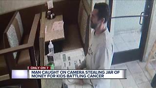 Man stealing money meant for metro Detroit cancer patients caught on tape