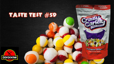 Taste Test #59 : Crazy Candy Rainbow Bites (Freeze Dried Skittles)