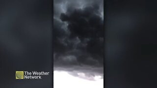 Things got really dark in Crawford, Ont. Friday evening