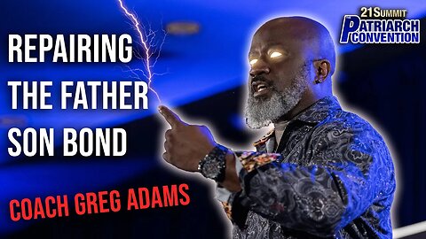Coach Greg Adams — Repairing the Father-Son Bond | Full Speech