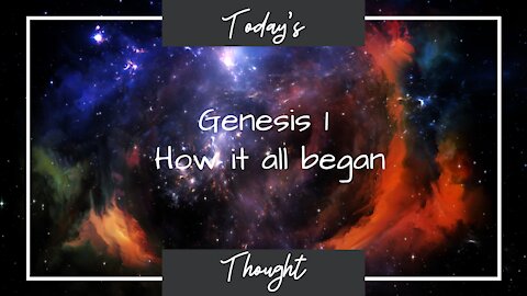 Genesis 1 KJV Audio Bible - How it all Began