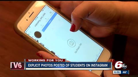 Revealing photos of Southport Middle School students displayed on Instagram page