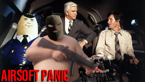 Airsoft Gun Picture Panics Crew, Passengers