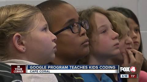 Google teaches Cape Coral kids to code