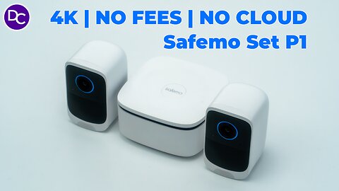 Safemo P1 4K Solar Security Camera - When Privacy Matters!