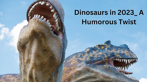 Dinosaurs in 2023_ A Humorous Twist