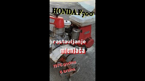 HONDA F700 1976.- rastavljanje mjenjača
