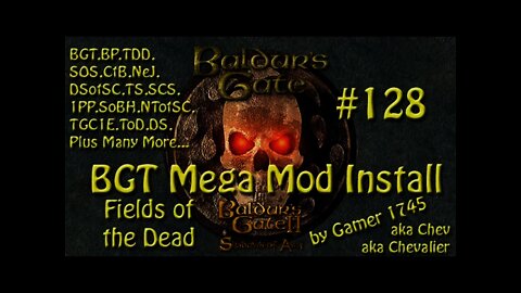 Let's Play Baldur's Gate Trilogy Mega Mod Part 128 - Fields of Dead