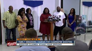 Family demanding charges in Clearwater shooting