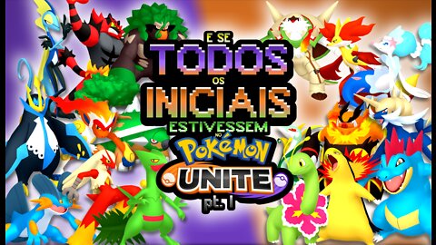 Pokémon Mestre dos Treinadores RPG - Todos os Iniciais no Pokémon UNITE? pt.1 (Papo Poké)