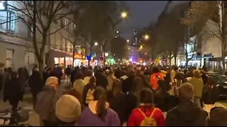 Paris, France: Anti-goverment protests against the new pension reforms...