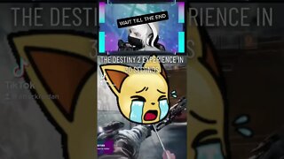 The Destiny 2 Experience in 30 Seconds #destiny2 #shorts #reels #youtubeshorts