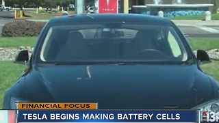 Tesla begins making battery cells at massive Nevada factory