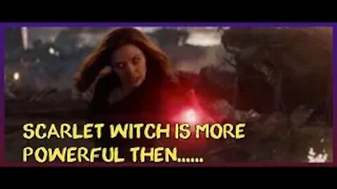 Scarlet Witch: Is more powerful then Thanos in endgame Ft. Fenrir Moon "We Are Comics"