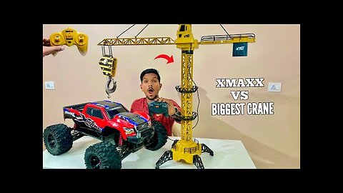 RC Big Size Weight Lifting Tower Unboxing & Testing - Chatpat toy tv