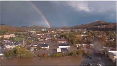 Le immagini aeree dell'alluvione in Carolina del Nord