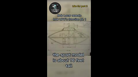 Bob Lazar Reveals Flying Saucer UFO “The Sport Model" #boblazar #ufo #uap #area51 #S4