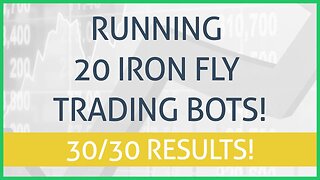 30/30 Iron Fly Iteration Results! Trading SPY With An Automated Trading Bot!